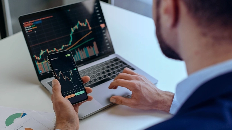 Panel de control de trading de Porteñex Valutis